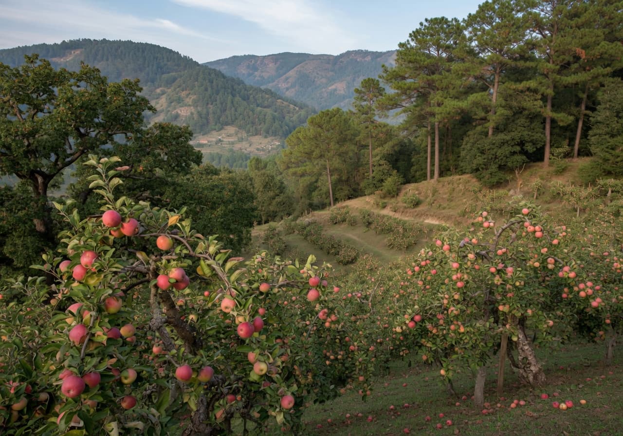 Apple orchard near Lansdowne