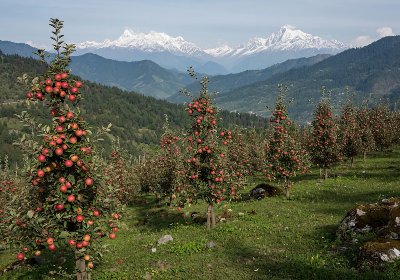 Chaubatia apple orchards near Ranikhet